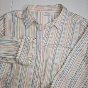 Villager From Liz Claiborne Women's‎ XXL Long Sleeve Multicolor Top -1162